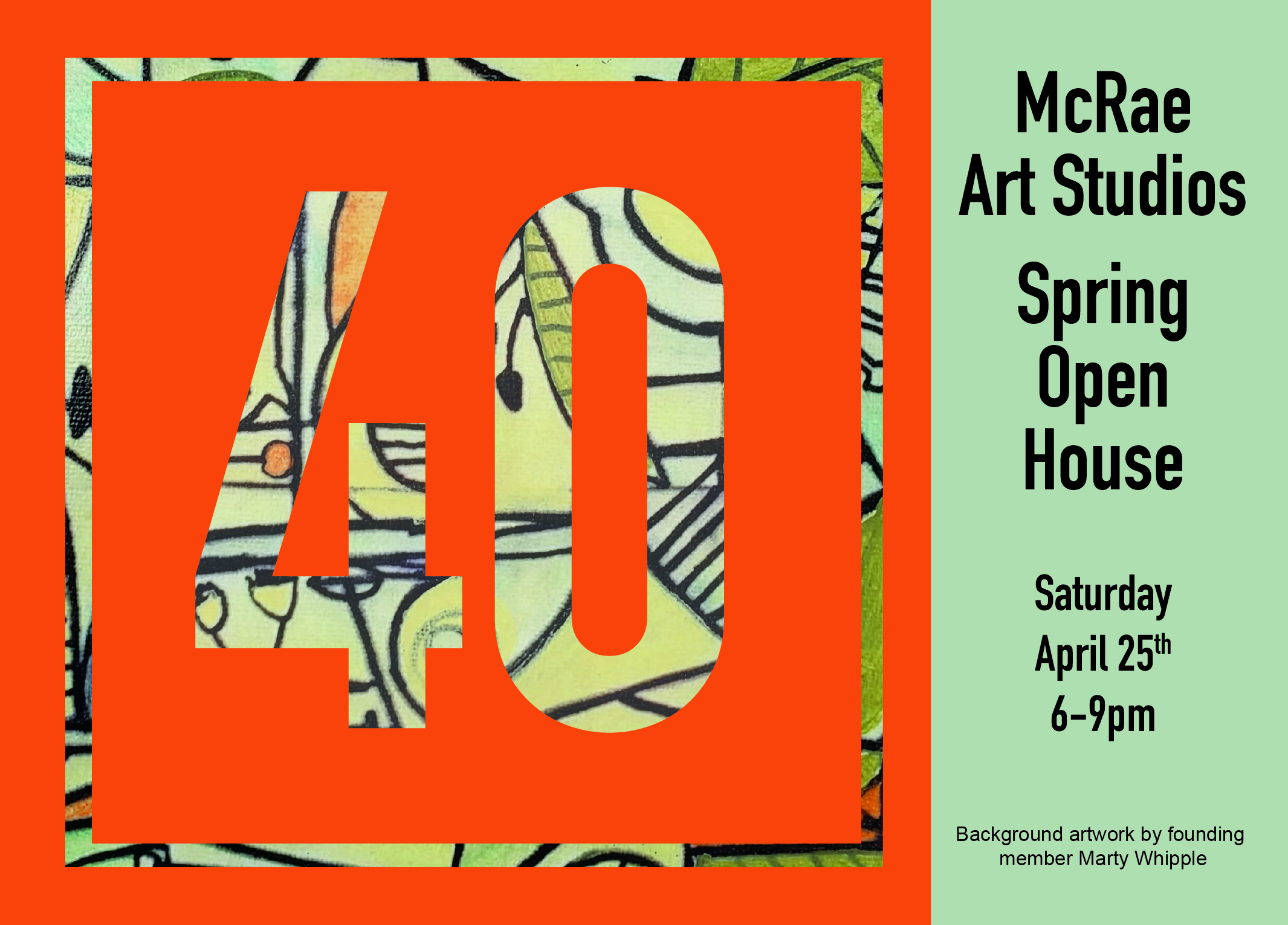 McRae Art Studios Spring Open House